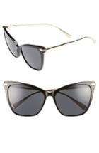 Women's Hadid Jetsetter 55mm Cat Eye Sunglasses - Black