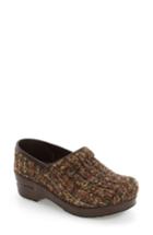 Women's Dansko 'pro' Pattern Clog .5-7us / 37eu M - Brown