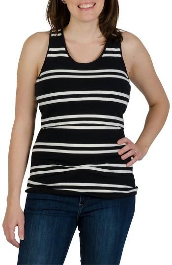 Women's Momzelle Racerback Nursing Tank - Metallic
