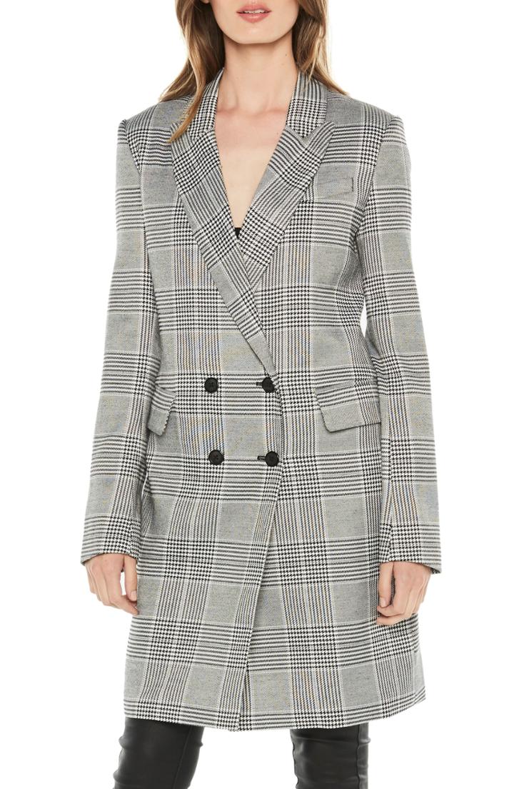 Women's Bardot Plaid Coat