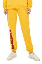 Women's Topshop X Unk Chenille Cavs Jogger Pants
