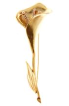 Women's Oscar De La Renta Calla Lily Brooch