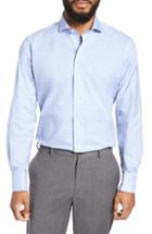 Men's Ledbury Ferris Slim Fit Check Dress Shirt - Blue