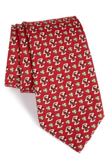 Men's Vineyard Vines Boston College Eagles Silk Tie, Size - Red