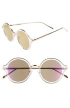 Women's Glance Eyewear 60mm Round Sunglasses -