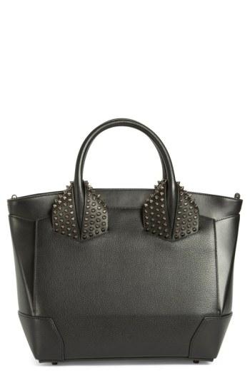 Christian Louboutin 'large Eloise' Studded Calfskin Satchel -