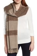 Women's Lamini Hudson Baby Alpaca Scarf, Size - Beige