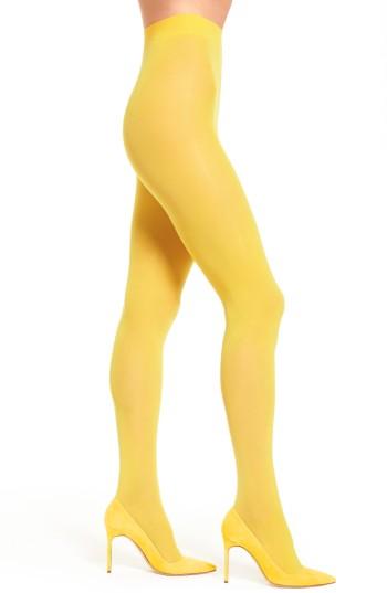 Women's Sarah Borghi Vel 40 Tights - Yellow