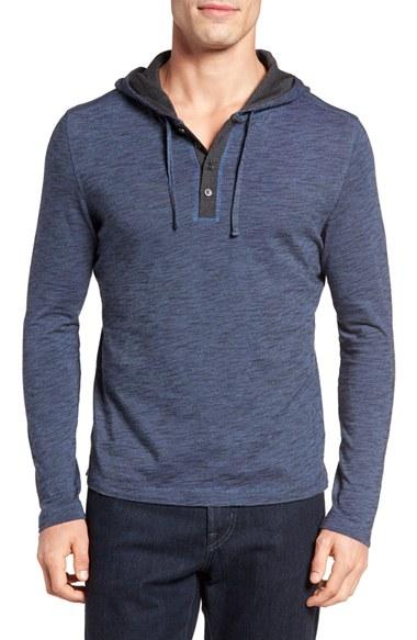 Men's Robert Barakett Douglas Hooded Henley