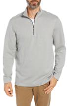 Men's Tommy Bahama Playa Port Flip Quarter Zip Pullover - Grey