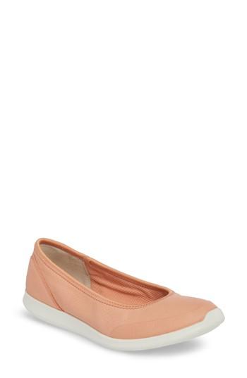 Women's Ecco Sense Ballerina Flat -5.5us / 36eu - Pink