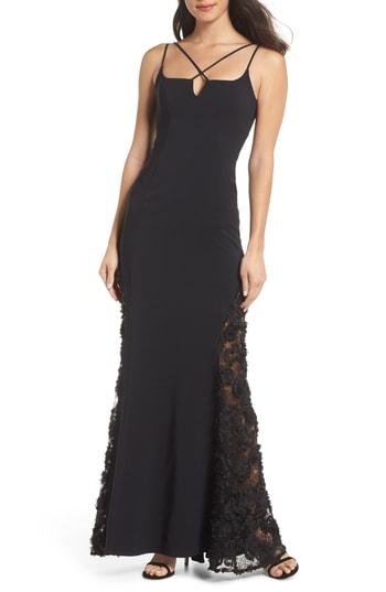 Women's Maria Bianca Nero Mckenna Strappy Gown - Black