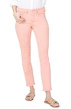 Women's Nydj Lasercut Starfish Stretch Slim Ankle Pants - Pink