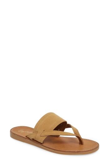 Women's Seychelles Mosaic Thong Sandal .5 M - Beige