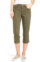 Women's Nydj Marilyn Stretch Cotton Crop Pants - Green