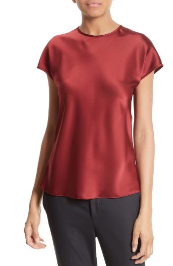 Women's Helmut Lang Satin Top - Red
