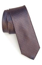 Men's 1901 Vinca Solid Silk Tie, Size - Orange
