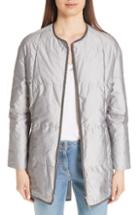Women's Fabiana Filippi Quilted Tech Fabric Jacket Us / 38 It - Grey