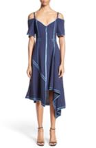 Women's Jason Wu Stretch Wool Mesh Day Dress With Decorative Binding