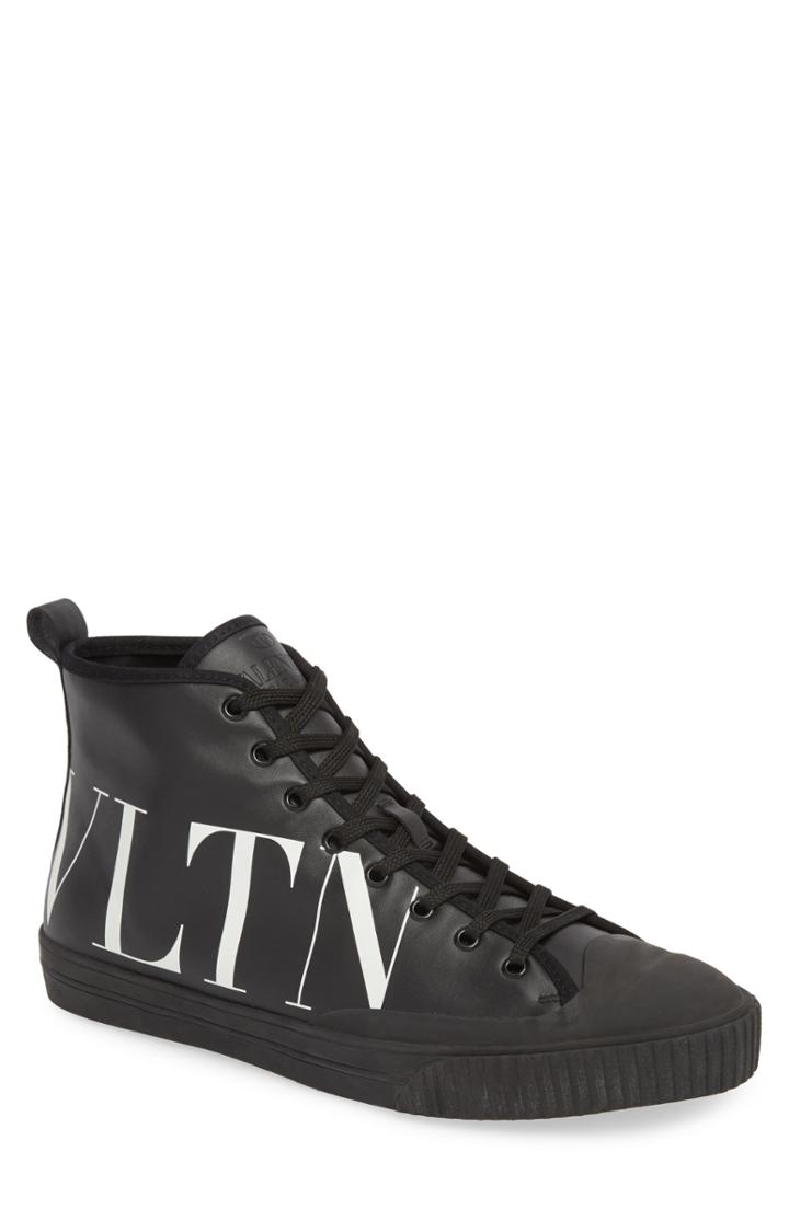 Men's Valentino Garavani High Top Sneaker Us / 43eu - Black