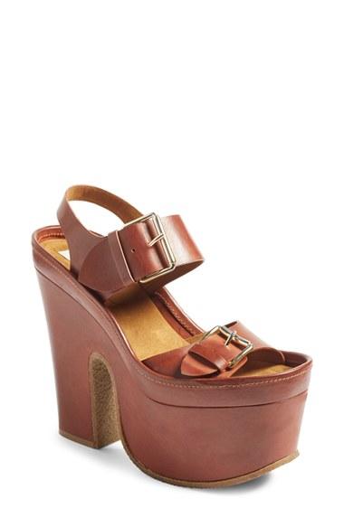 Women's Stella Mccartney Buckle Chunky Sole Sandal