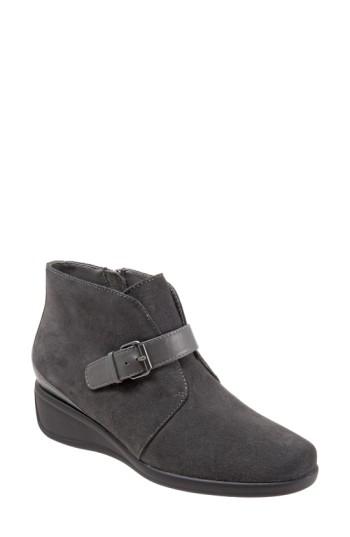Women's Trotters 'mindy' Wedge Bootie .5 N - Grey