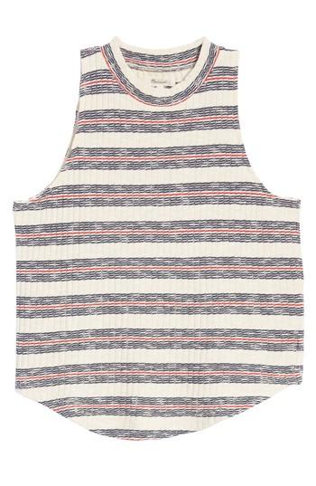 Women's Madewell Stripe Ribbed Tank