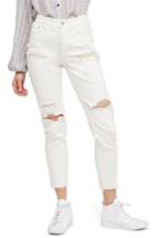 Women's Free People Lacey Stilt Embellished Skinny Jeans - Ivory