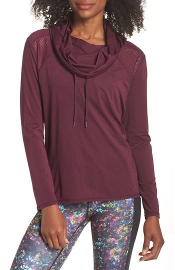 Women's Zella Adventure 2 Hooded Top, Size - Purple