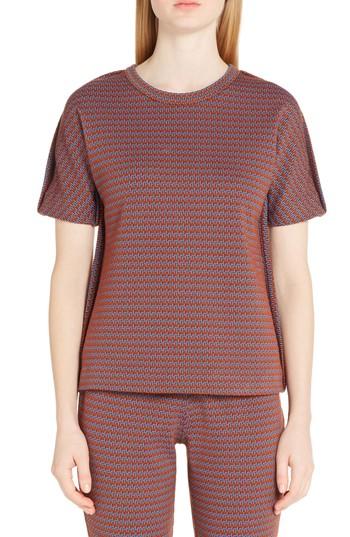 Women's Marni Micro Pattern Jersey Top Us / 42 It - Red