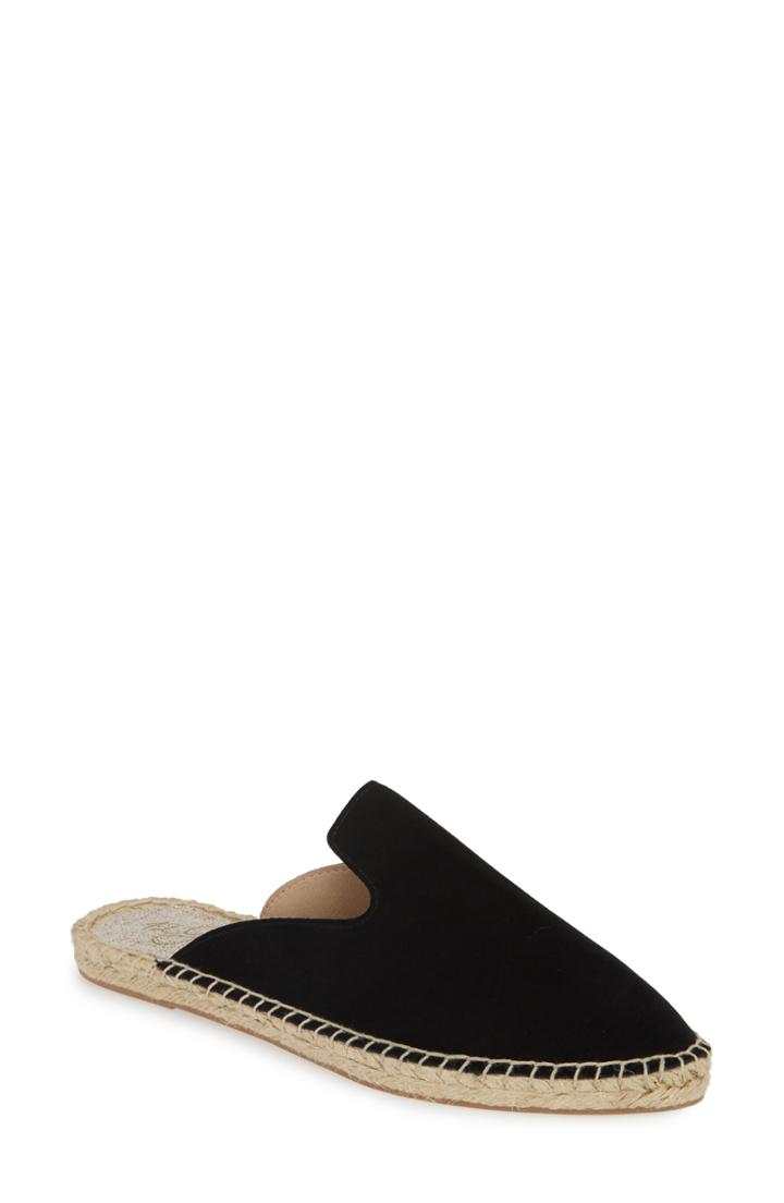 Women's 42 Gold Bermuda Espadrille Mule M - Black