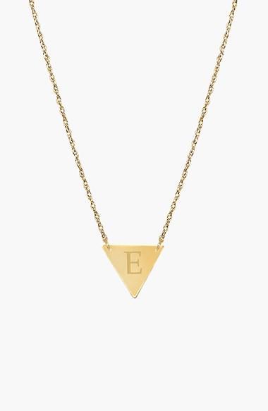Women's Jane Basch Designs Personalized Initial Pendant Necklace