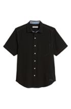 Men's Tommy Bahama The Salvatore Standard Fit Sport Shirt, Size - Black