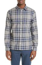 Men's Norse Projects Hans Brushed Check Sport Shirt