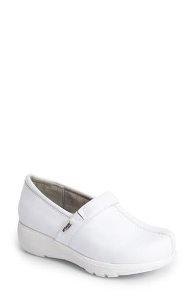 Women's Grey's Anatomy By Softwalk 'meredith' Leather Clog .5 M - White