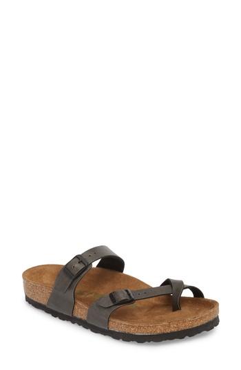 Women's Birkenstock Mayari Birko-flor(tm) Slide Sandal -7.5us / 38eu D - Metallic