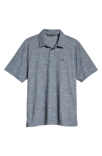 Men's Travis Mathew Medina Pima Cotton Blend Golf Polo - Blue
