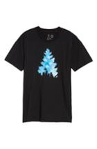 Men's Casual Industrees Johnny Tree Clouds T-shirt, Size - Black