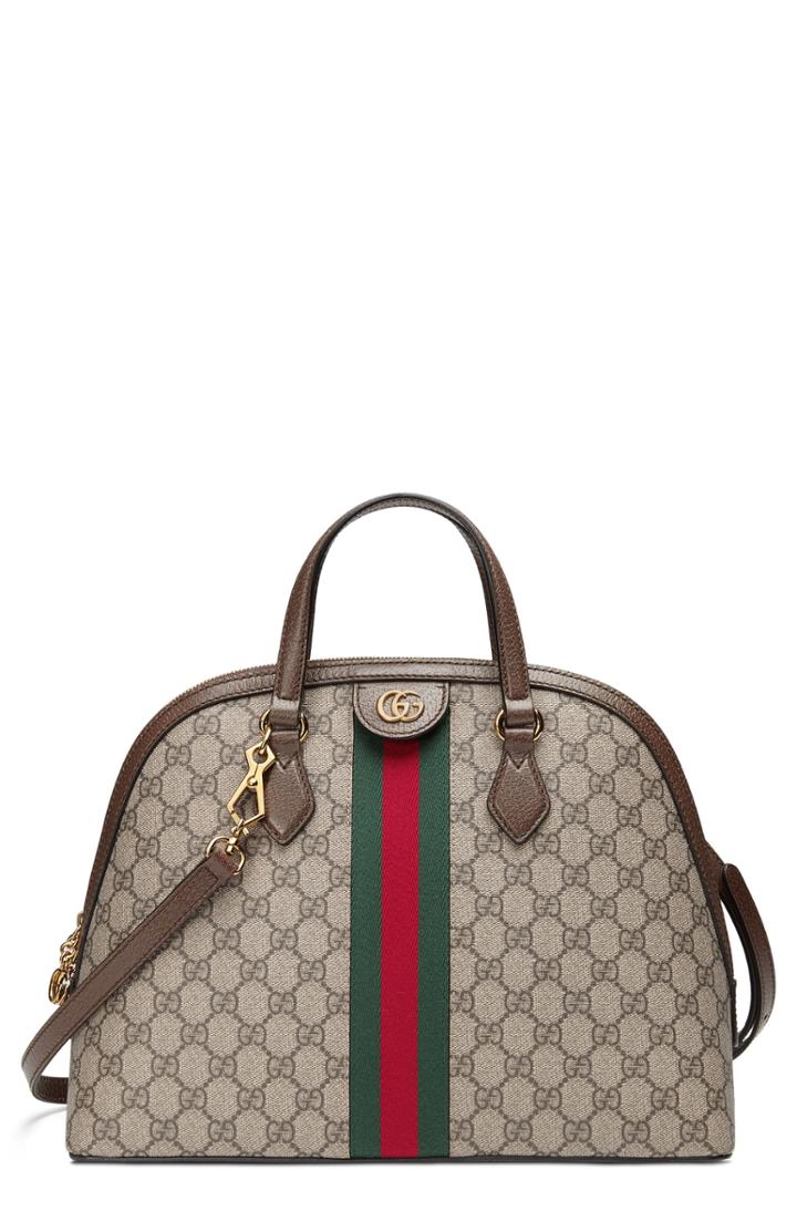 Gucci Ophidia Gg Supreme Dome Satchel -