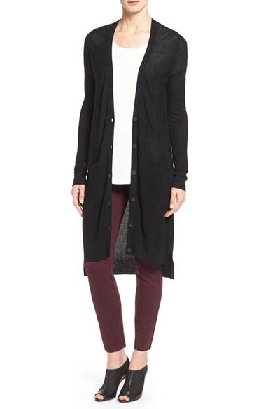Women's Halogen Merino Blend Long Cardigan