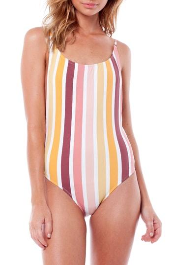 Women's Rhythm Zimbabwe One-piece Swimsuit - Coral