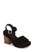 Women's Topshop Violets Platform Sandals .5us / 38eu - Black
