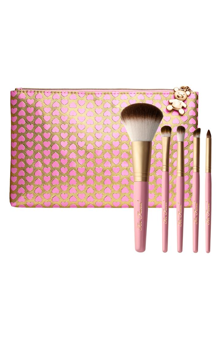 Too Faced Teddy Bear Hair Absolute Essential Brush Set