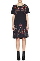 Women's French Connection Alice Embroidered Dress - Blue