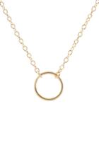 Women's Kris Nations Simple Circle Charm Necklace
