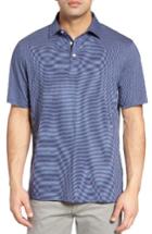 Men's Peter Millar Crown Stripe Polo - Blue