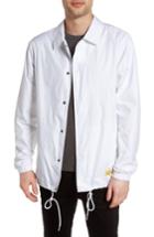 Men's Nike Sb Shield Coach's Jacket, Size - White