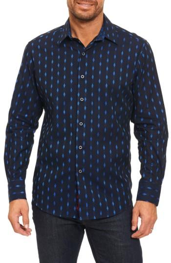 Men's Robert Graham Kumar Sport Shirt - Blue