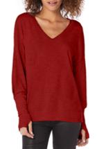 Women's Michael Stars Madison Brushed Jersey Sweater - Red
