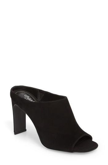 Women's Charles By Charles David Goldie Mule .5 M - Black